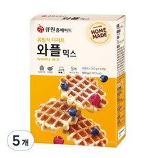 큐원 홈메이드 와플믹스, 500g, 5개