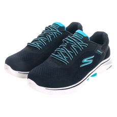 SKECHERS 女款 GO WALK 7 慢跑鞋 寬楦, 23.5cm, 125215WBK