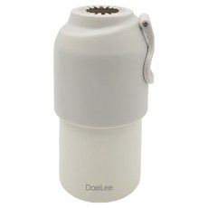 塑膠瓶架保冷杯 500ml, 1個, 奶油米色