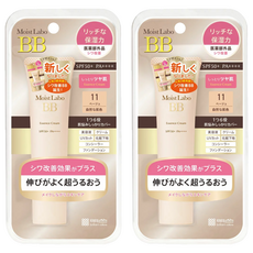 MEISHOKU 明色 MoistLabo保濕遮瑕精華BB霜 SPF50+ PA++++, 高遮瑕, 高持妝, 高耐汗, 11自然, 30g, 2條