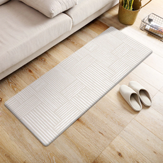 半島良品 PVC防油防水皮革地墊, 米色, 1個