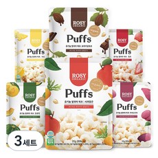 로지오가닉 유기농 쌀과자 6종 세트, 사과당근, 단호박, 자색고구마, 초코, 치즈초코, 딸기초코, 3세트