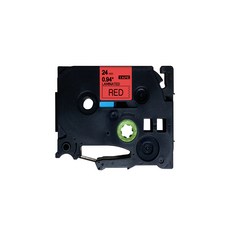 오피스토어 브라더 호환 라벨 테이프 TZ-451 24mm, 빨강(바탕), 검정(글자), 8m