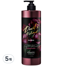 케라시스 데빌스 퍼퓸 삼푸 고저스 머스크, 1L, 5개