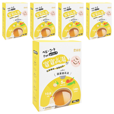 農純鄉 台灣公司貨 寶寶高湯 蘋果雞高湯 6個月以上 4包, 600g, 5盒