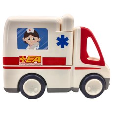 Hola Toys 早教救護車, ABS塑料, 36個月以上適用, A9997, 1個