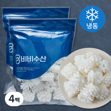 비비수산 솔방울 오징어 (냉동), 550g, 4팩