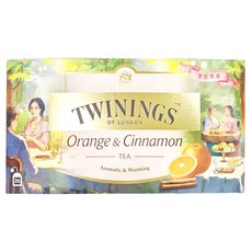 TWININGS 唐寧茶 香橙肉桂茶 25入 茶包, 2g, 25包, 1盒