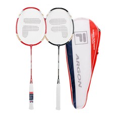 휠라 아르곤 배드민턴 라켓 2p + 케이스 랜덤 발송 세트 M4EQY505X, 1세트 1세트, 아르곤