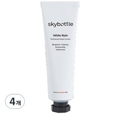 스카이보틀 퍼퓸 핸드크림 화이트레인, 50ml, 4개