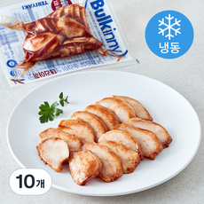 벌키니 닭가슴살 슬라이스 데리야끼맛 (냉동), 100g, 10개