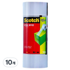 스카치 포장용 테이프 48mm x 40m 3650, 투명, 10개