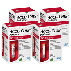 ACCU-CHEK Performa專用血糖測量試紙, 50件, 4個