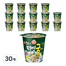 오뚜기 쇠고기미역국라면 컵 60g, 30개