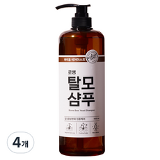 로쌩 맥주효모 마이크로바이옴 탈모 샴푸, 4개, 1000ml