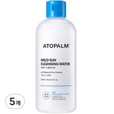 아토팜 마일드 유아 클렌징워터, 5개, 250ml