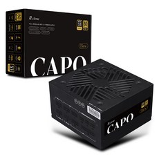 N.Clome Capo 750W 80PLUS 金色 全模組化電源 ATX3.1 黑色, 單品