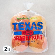 원더풀 텍사스 자몽, 2개, 1.5kg