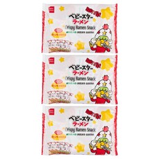 BABY STAR 點心麵 原味, 3袋, 180g