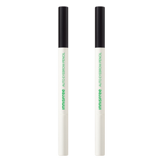 이니스프리 납작 아이브로우 펜슬 0.3g, 2 블랙, 2개