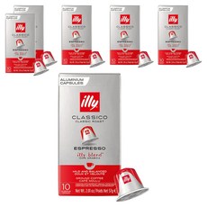 일리 네스프레소 클래식 로스트 에스프레소 그라운드 캡슐커피, 5.7g, 10개입, 6개 5.7g, 10개, 6개