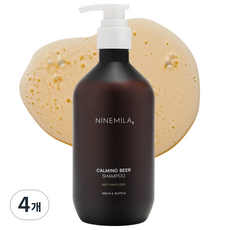 나인밀라 맥주효모 탈모샴푸, 500ml, 4개
