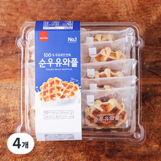 삼립 순우유 와플 10개입, 360g, 4개