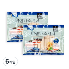 벨버드 반려견 비엔나 소시지 30p, 생선 + 야채 혼합맛, 6개입