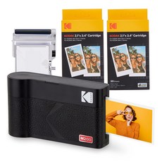 코닥 미니 2 ERA 포토프린터+카트리지 68매+액세서리 번들, M200, Black