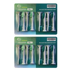 Toothcare 필립스 전동칫솔용 호환칫솔모 성인용, 16개입