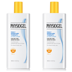 피지오겔 데일리 모이스쳐 UV 패밀리 썬 로션 SPF50+ PA+++, 100ml, 2개