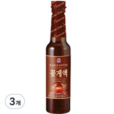 사조 프리미엄 꽃게액, 550ml, 3개