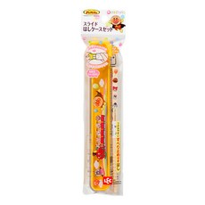 LEC ANPANMAN 麵包超人 抽取式筷子組, 適用於幼稚園的孩童, 筷子長度15cm, 單件, 黃色, 1組