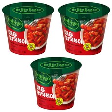 CJ bibigo 辣杯辣炒年糕, 3個, 110g