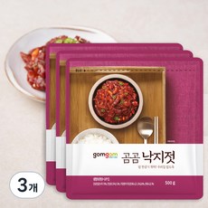 곰곰 낙지젓, 500g, 3개