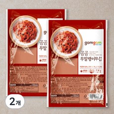 곰곰 무말랭이 무침 (냉장), 1kg, 2개