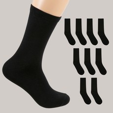 캐럿 남성용 무지 장목 양말 10켤레 세트 럿 남성용 무지 장목 양말 10켤레 세트