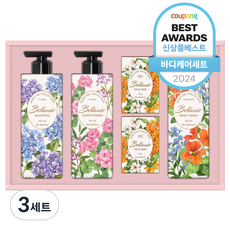 LG 生活健康 Botanic香氛植萃多效保養沐浴組+禮物袋組, 3組