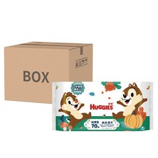 HUGGIES 好奇 奇奇蒂蒂加厚型純水嬰兒濕巾, 70張, 16包