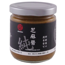 真老 純白芝麻醬，精選白芝麻，200公克, 200g, 1罐
