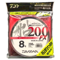 DAIWA 釣線 D-FRON 船用子線 8號 200FX, 1個, transparent (color/style)