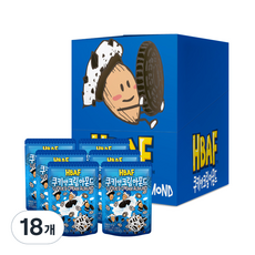 바프 쿠키앤크림 아몬드, 40g, 18개