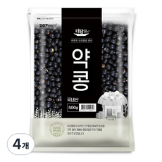 더담은 국산 약콩, 4개, 500g