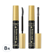  키스미 히로인메이크 롱앤컬 마스카라 P 6g, 01 딥블랙, 8개 