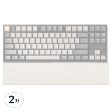 키크론 실리콘 팜레스트 K8 / K8Pro / K8Max / C1 / C1 Pro PR81, WHITE, 2개