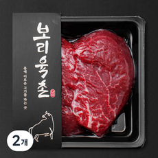 보리육촌 국내산 소고기 안심 2등급 스테이크용 (냉장), 250g, 2개 250g × 2개 섬네일