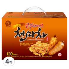 우리차 송원 콘푸레이크 천마차, 18g, 120개입, 4개