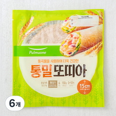 풀무원 통밀 또띠아, 150g, 6개