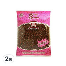 同正 台灣產 紅豆，含有豐富膳食纖維, 600g, 2包