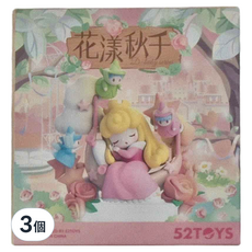 52TOYS 迪士尼公主D-baby系列 TOY02165 花漾鞦韆 愛洛公主 盲盒, 3個
